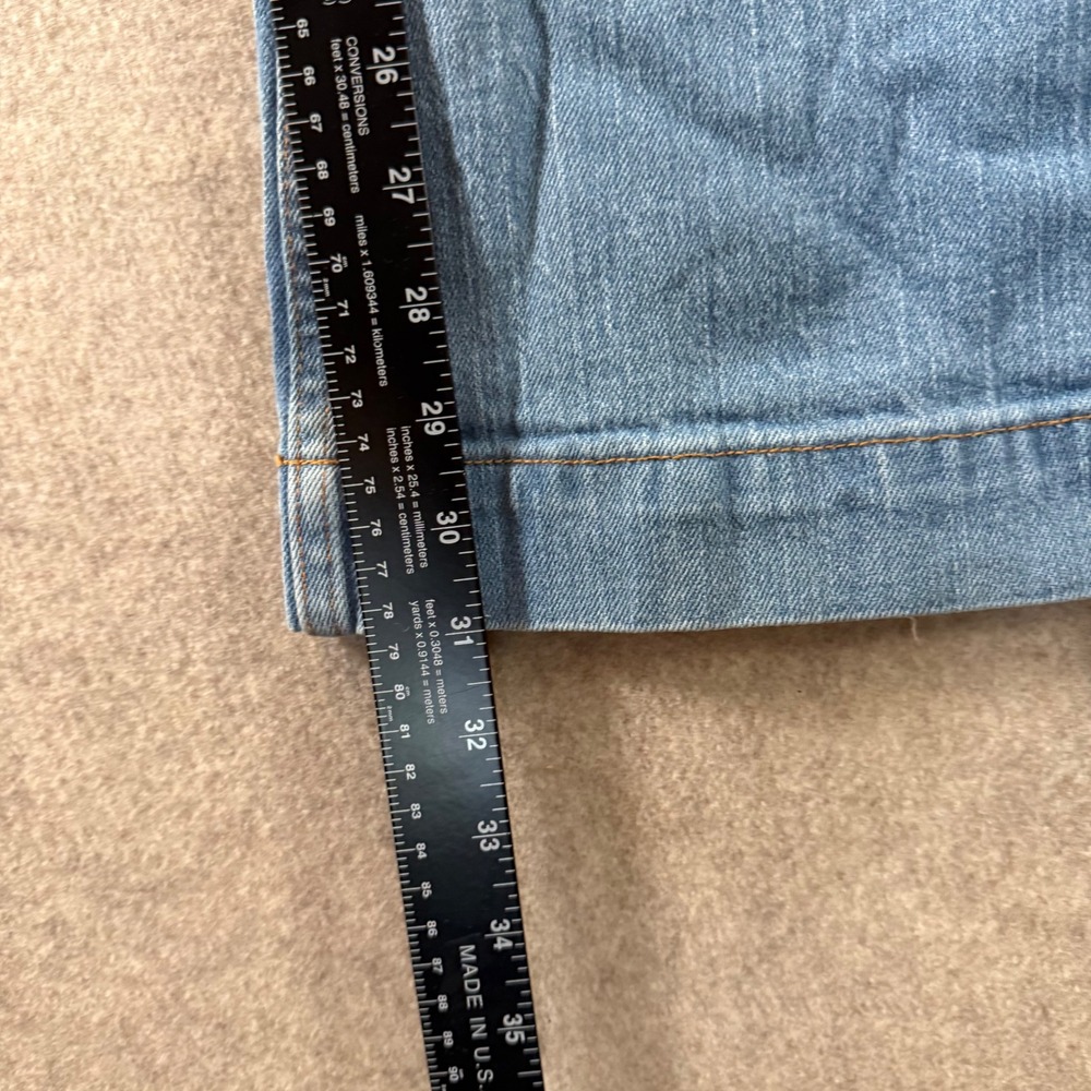 Kimes Ranch Jennifer Jeans 4/32 Western Flare Light Wash Distressed Blue Denim - Picture 9 of 11